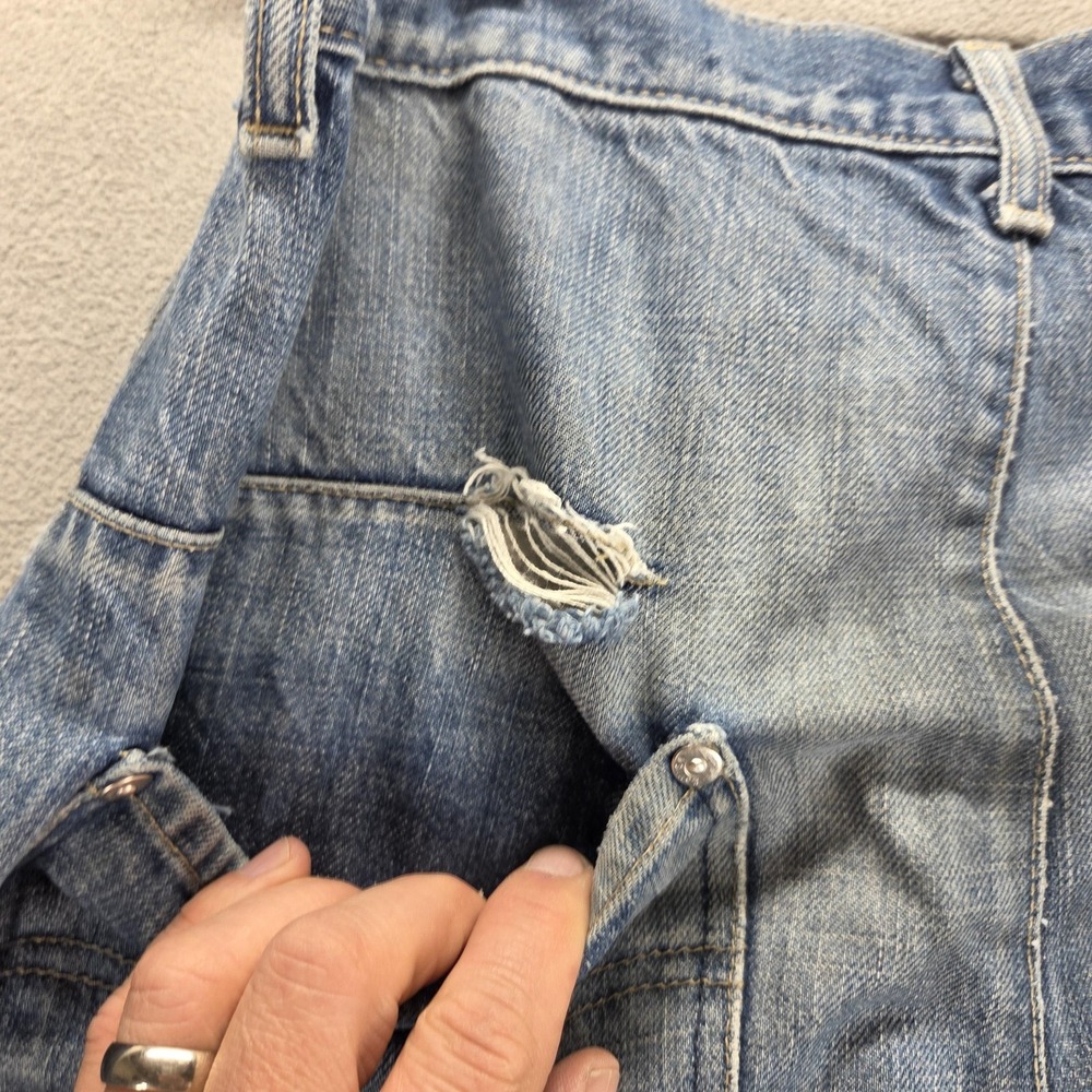 Vintage Levis Engineered Jeans Mens Blue Twisted Button Fly Fits 32x33 - Picture 8 of 16